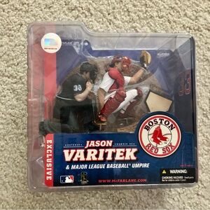 McFarlane Toys MLB Jason Varitek w/ Umpire Boston Red Sox Club Exclusive